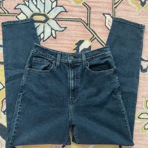 Levi's High Waisted Taper Jeans in Eco Ocean Lab 28W x 29L - #26986